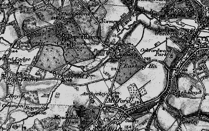 Old map of Eashing in 1896