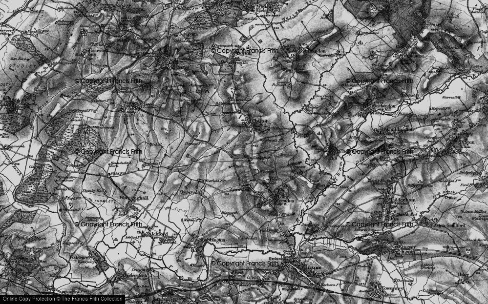 Old Map of Easington, 1895 in 1895