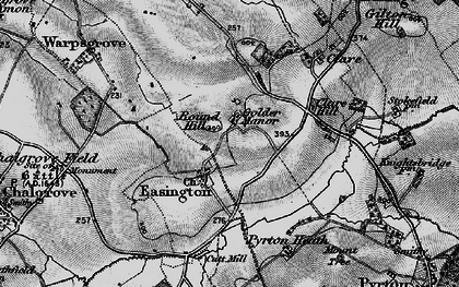 Old map of Easington in 1895
