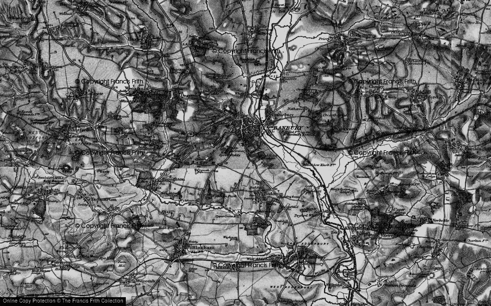 Old Map of Easington, 1896 in 1896