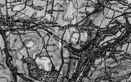 Old map of Boulby Mine in 1898