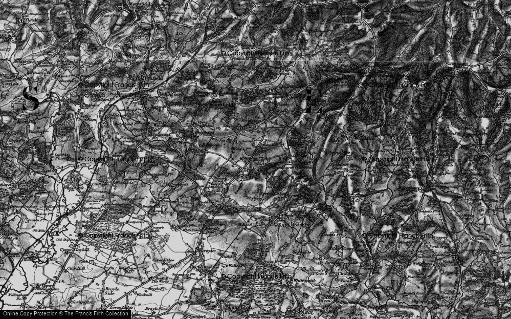 Old Map of Eason's Green, 1895 in 1895