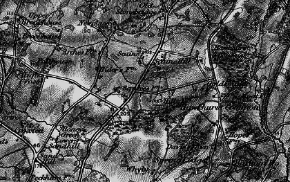 Old map of Eason's Green in 1895