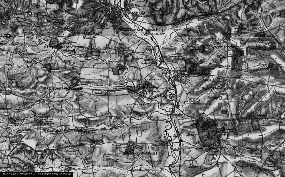 Old Map of East Adderbury, 1896 in 1896