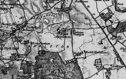 Old map of Winterfield Ho in 1897