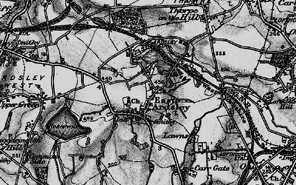 Old map of East Ardsley in 1896