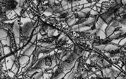Old map of East Bierley in 1896