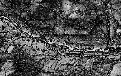 Old map of East Blackdene in 1897