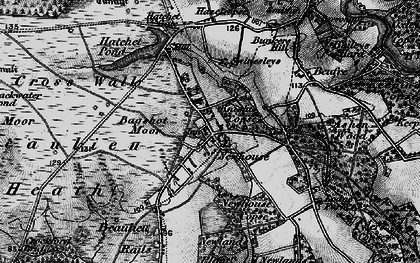Old map of East Boldre in 1895