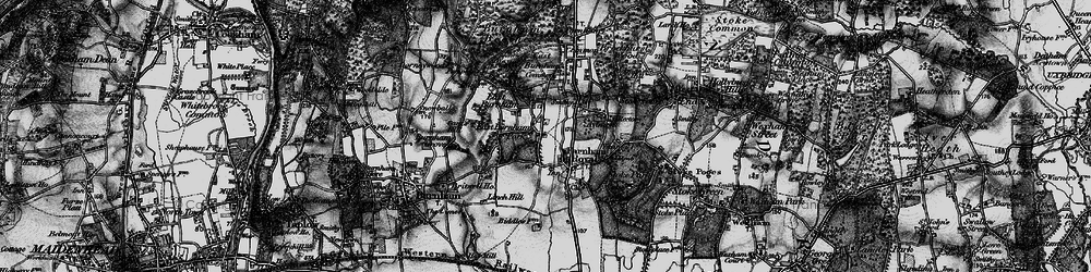 Old map of East Burnham in 1896