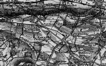Old map of East Carlton in 1898
