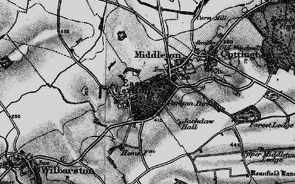 Old map of East Carlton in 1898