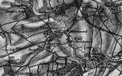 Old map of East Cholderton in 1895