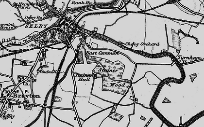 Old map of Barlow Lodge in 1895