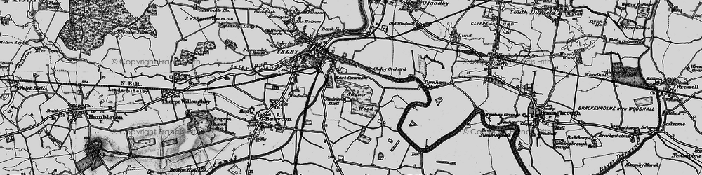Old map of Barlow Lodge in 1895