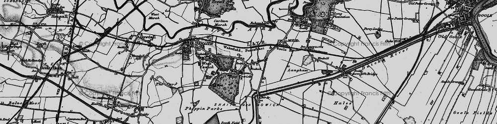 Old map of Beever's Br in 1895