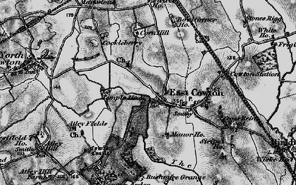 Old map of East Cowton in 1897