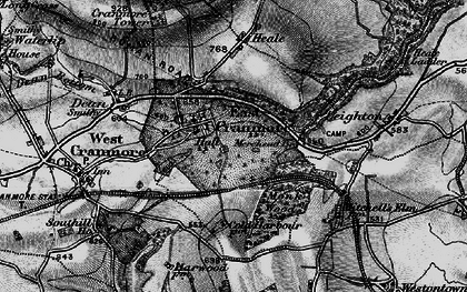 Old map of East Cranmore in 1898