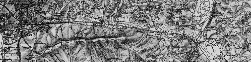 Old map of Gatmore Copse in 1895