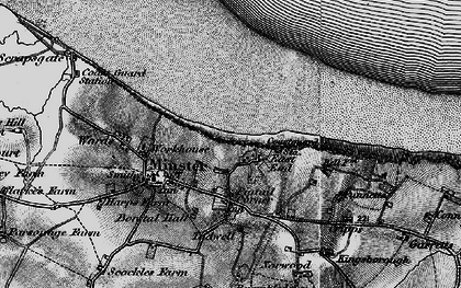 Old map of Brambledown in 1894