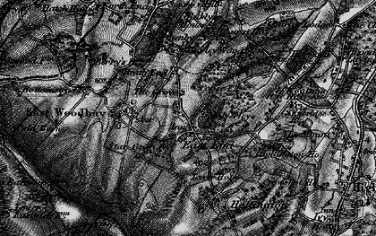 Old map of Barn Croft in 1895