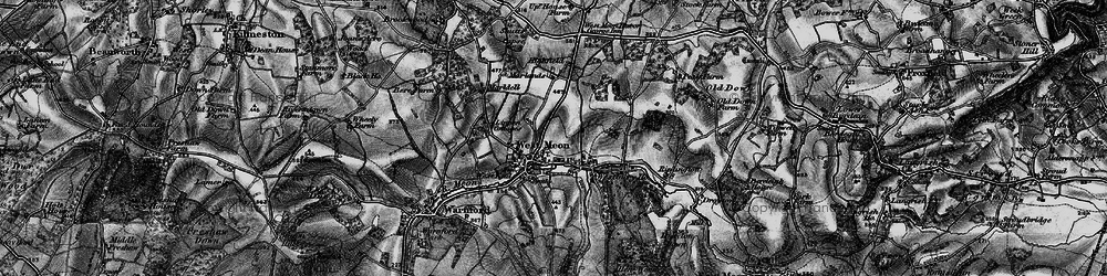 Old map of East End in 1895