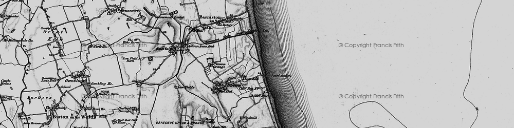 Old map of East End in 1897