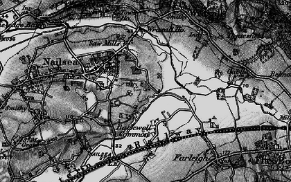 Old map of East End in 1898