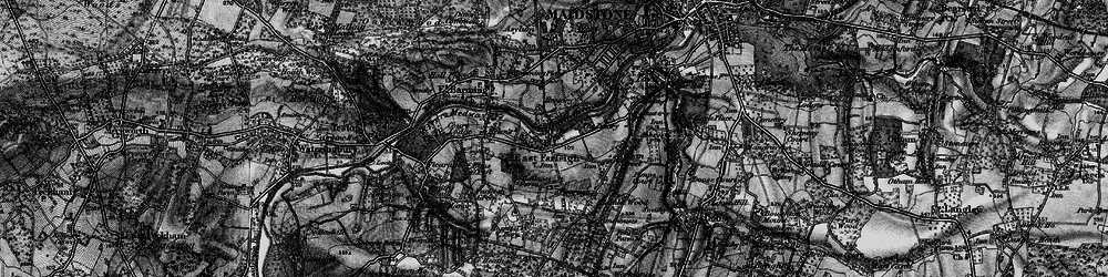 Old map of East Farleigh in 1895