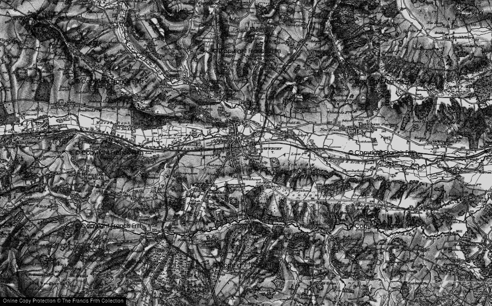 Old Map of East Fields, 1895 in 1895