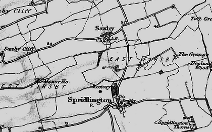 Old map of East Firsby in 1899