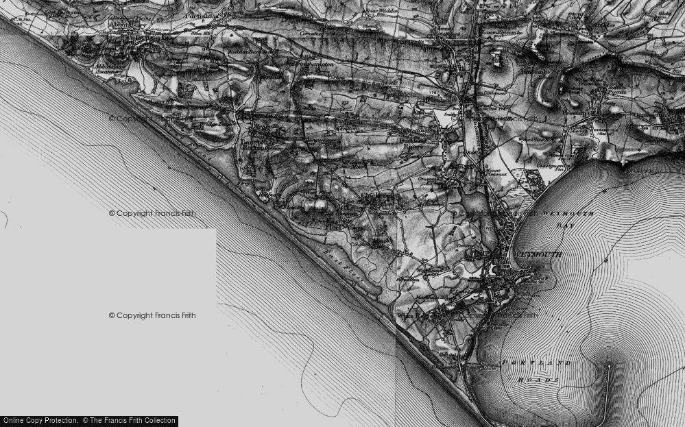 Old Map of East Fleet, 1897 in 1897