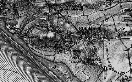 Old map of East Fleet in 1897