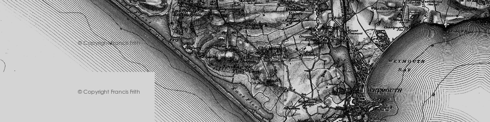 Old map of East Fleet in 1897