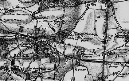 Old map of East Garforth in 1896