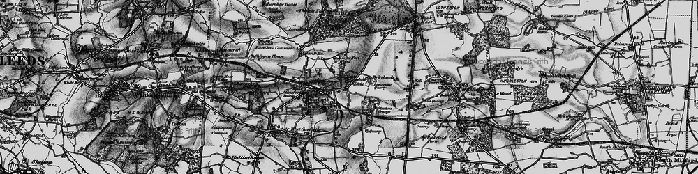 Old map of East Garforth in 1896