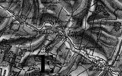Old map of East Garston in 1895