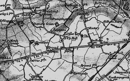 Old map of East Gores in 1896