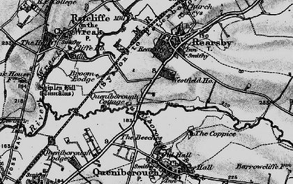 Old map of East Goscote in 1899