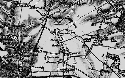 Old map of East Green in 1898