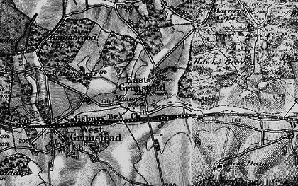 Old map of East Grimstead in 1895