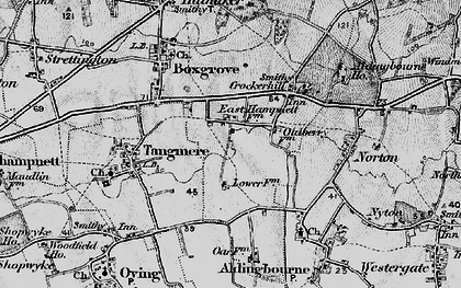 Old map of East Hampnett in 1895