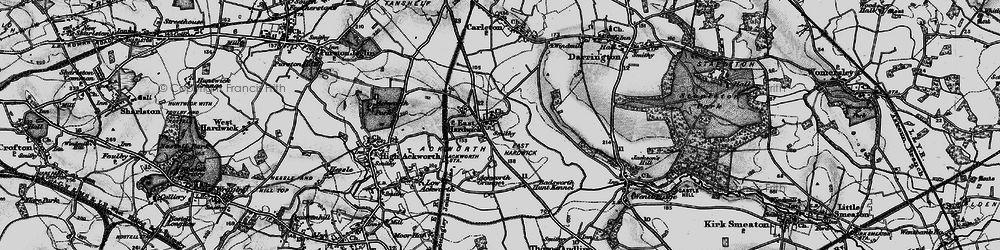 Old map of Burnhill Ho in 1896
