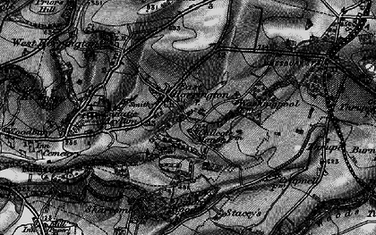 Old map of East Horrington in 1898