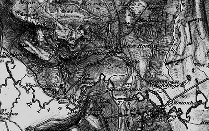 Old map of Chimney Hill in 1897