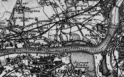 Old map of East Howdon in 1897