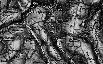 Old map of East Ilkerton in 1898