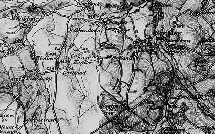 Old map of East Kimber in 1895