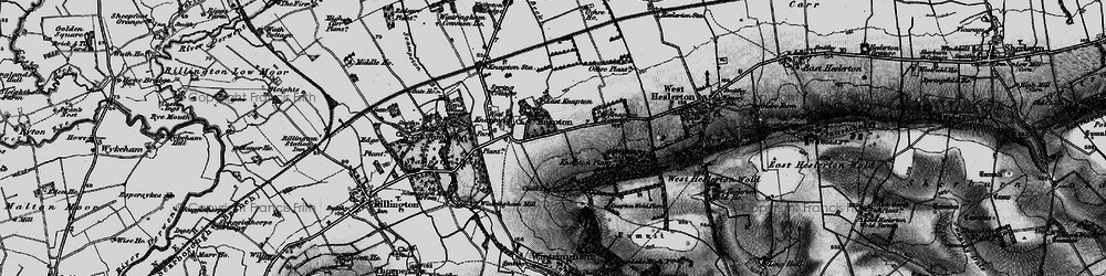 Old map of East Knapton in 1898