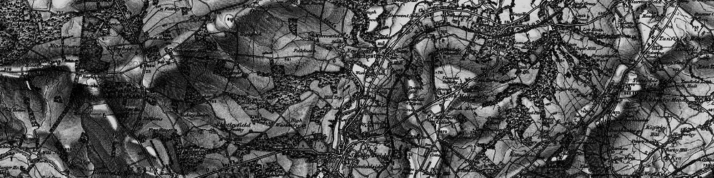 Old map of East Law in 1898